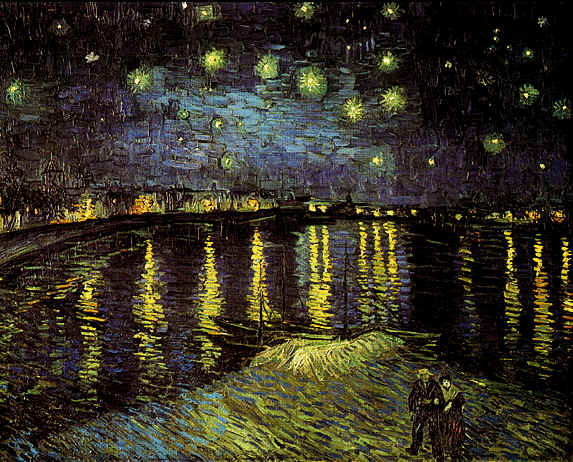 Notte Stellata sul Rodano_ Van Gogh